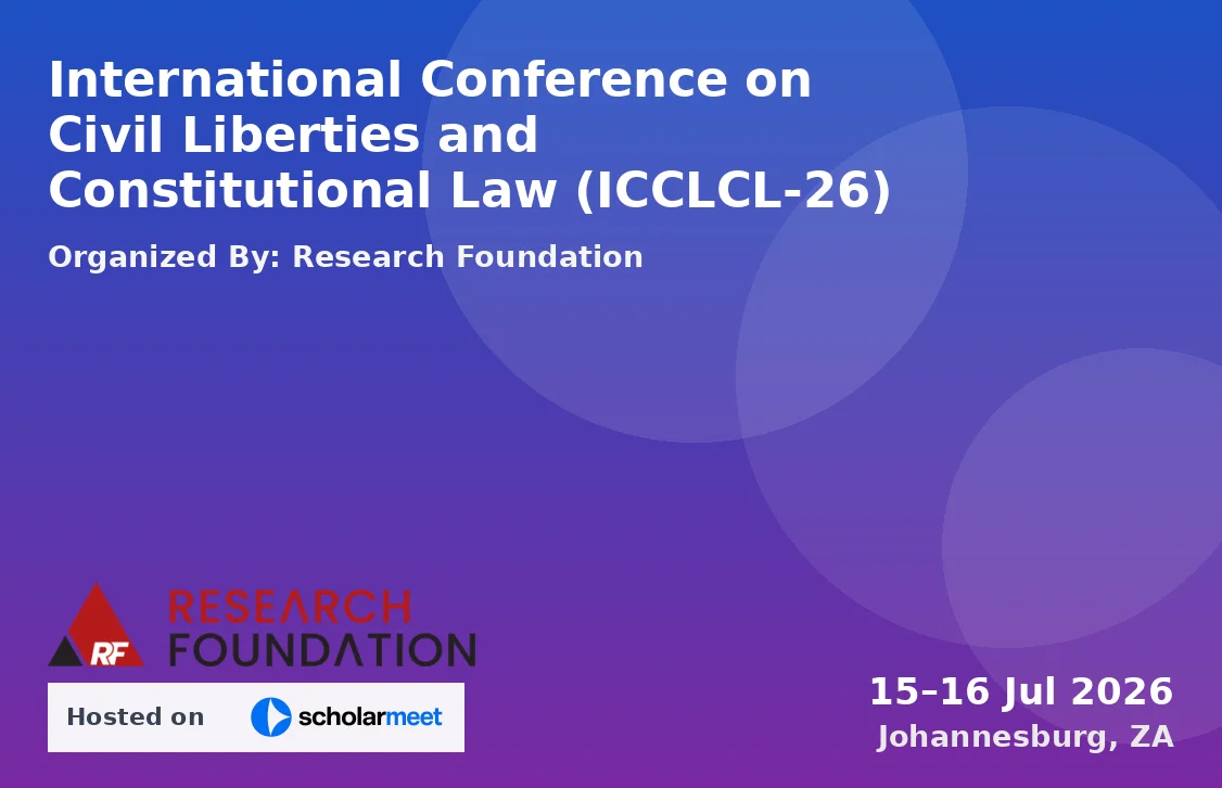 International Conference on Civil Liberties and Constitutional Law (ICCLCL-26)
