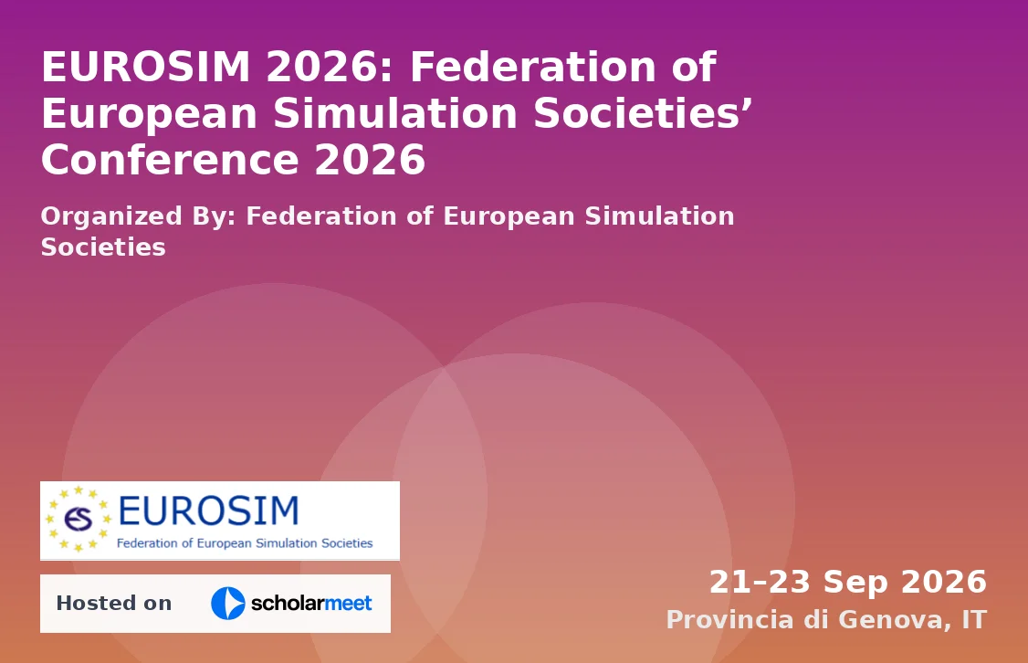 EUROSIM 2026: Federation of European Simulation Societies’ Conference 2026