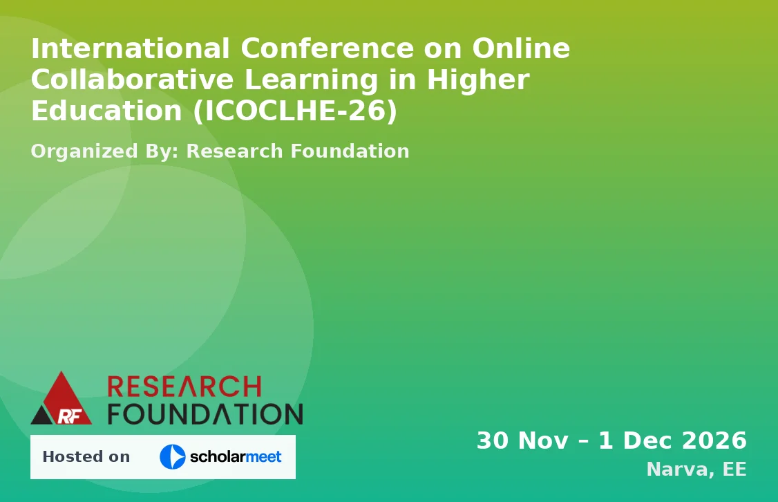 International Conference on Online Collaborative Learning in Higher Education (ICOCLHE-26)