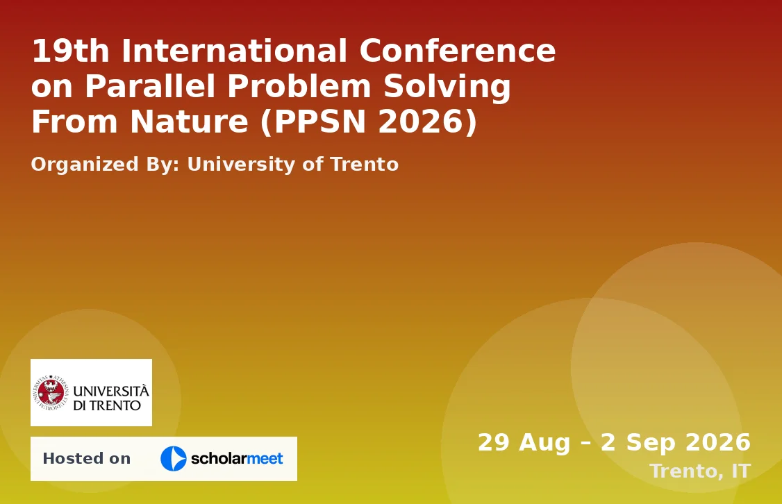 19th International Conference on Parallel Problem Solving From Nature (PPSN 2026)