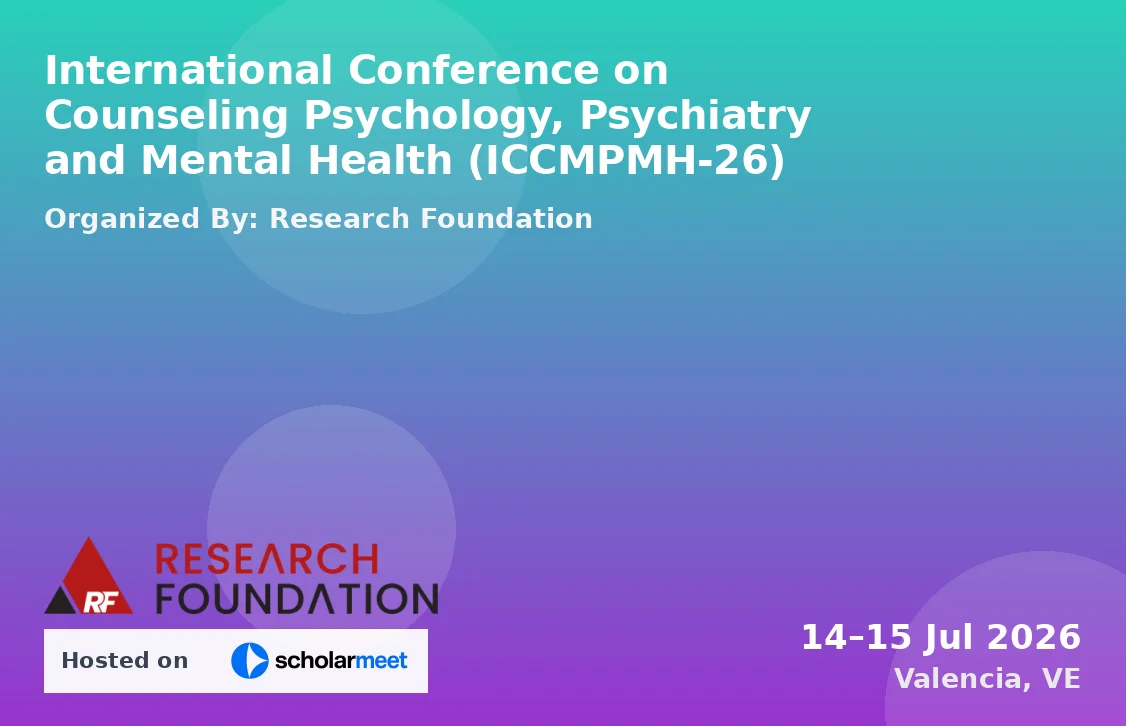 International Conference on Counseling Psychology, Psychiatry and Mental Health (ICCMPMH-26)