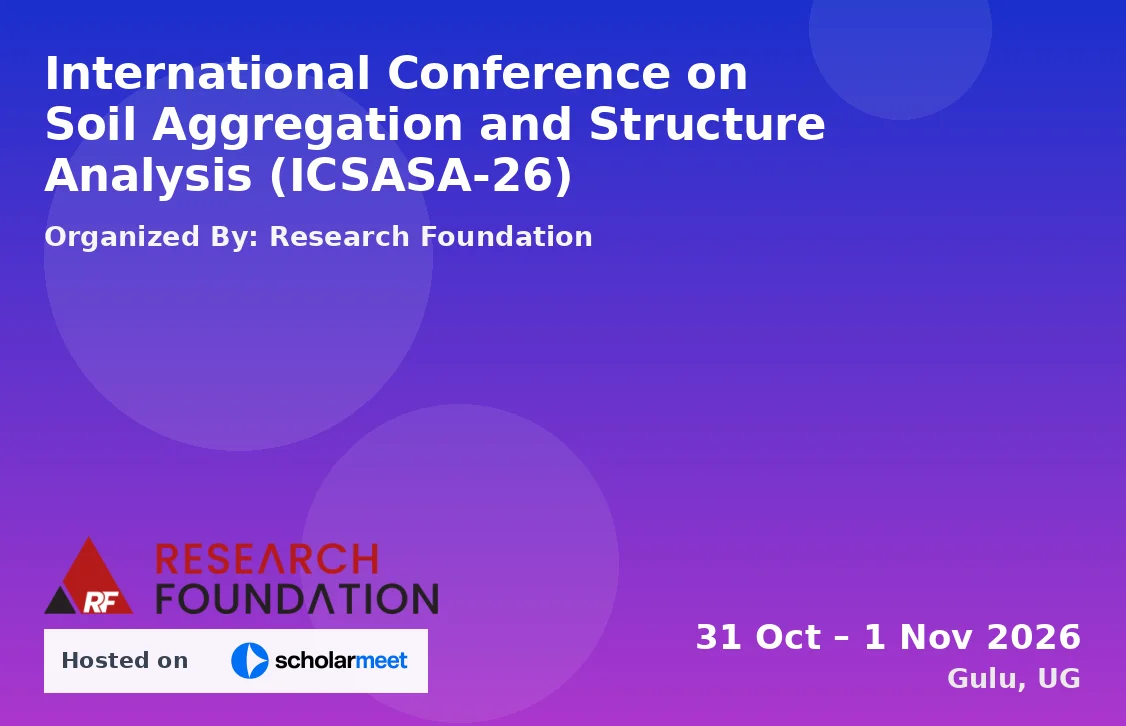 International Conference on Soil Aggregation and Structure Analysis (ICSASA-26)