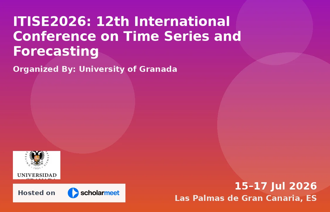 ITISE2026: 12th International Conference on Time Series and Forecasting