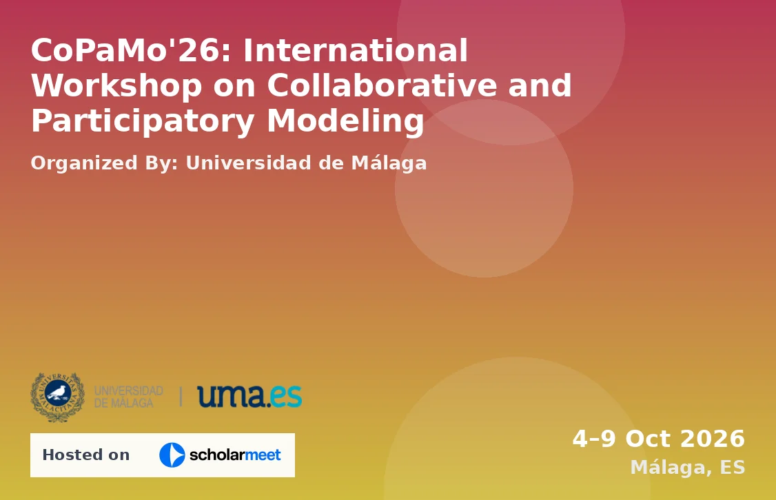 CoPaMo'26: International Workshop on Collaborative and Participatory Modeling