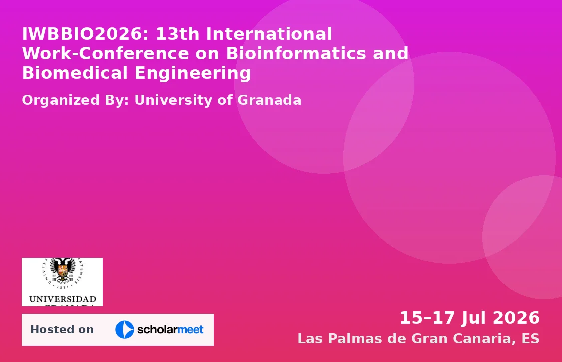 IWBBIO2026: 13th International Work-Conference on Bioinformatics and Biomedical Engineering
