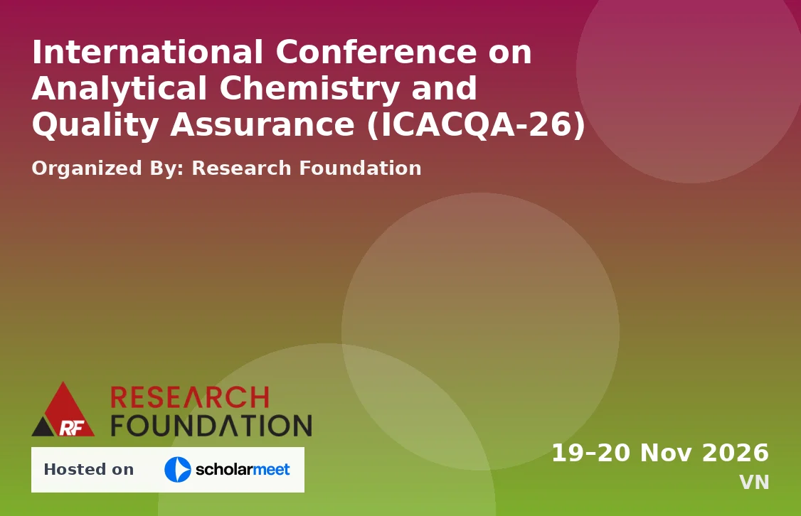 International Conference on Analytical Chemistry and Quality Assurance