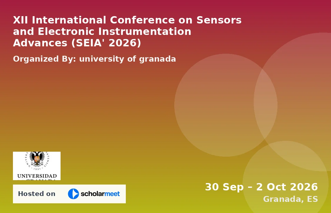 XII International Conference on Sensors and Electronic Instrumentation Advances (SEIA' 2026)