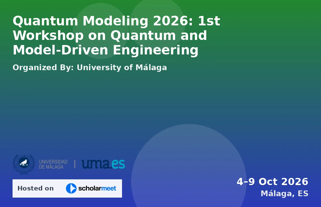 Quantum Modeling 2026: 1st Workshop on Quantum and Model-Driven Engineering