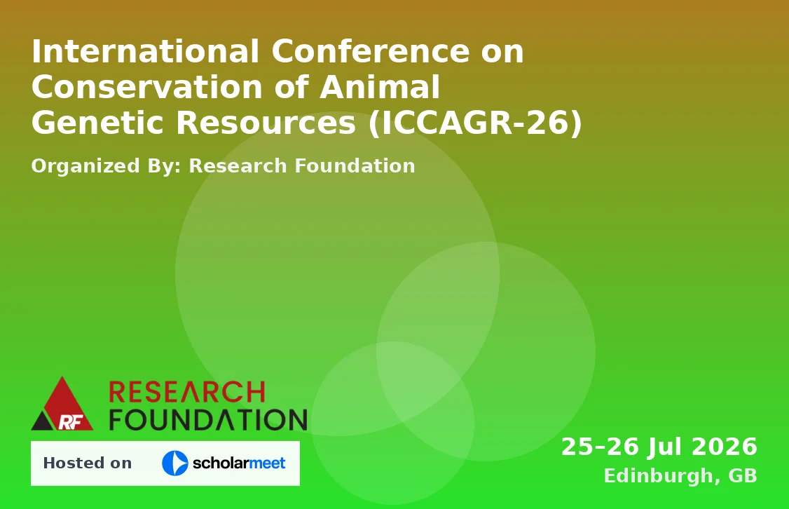 International Conference on Conservation of Animal Genetic Resources (ICCAGR-26)