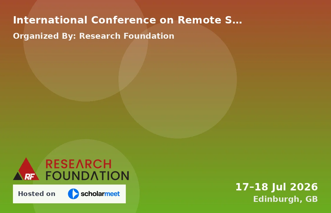 International Conference on Remote Sensing for Structural Health Monitoring in Engineering (ICRSSHME-26)