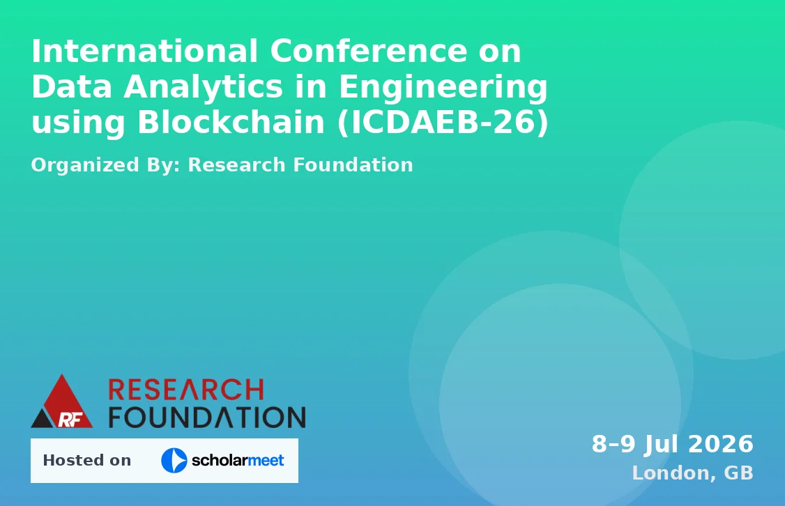 International Conference on Data Analytics in Engineering using Blockchain (ICDAEB-26)