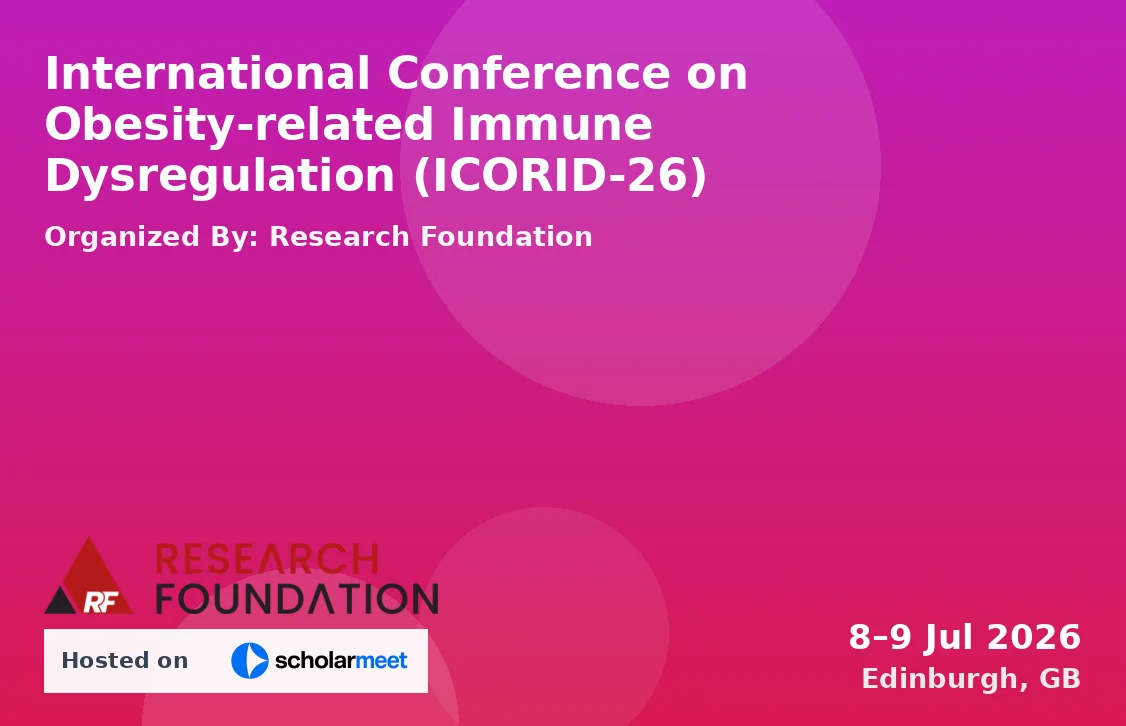 International Conference on Obesity-related Immune Dysregulation (ICORID-26)