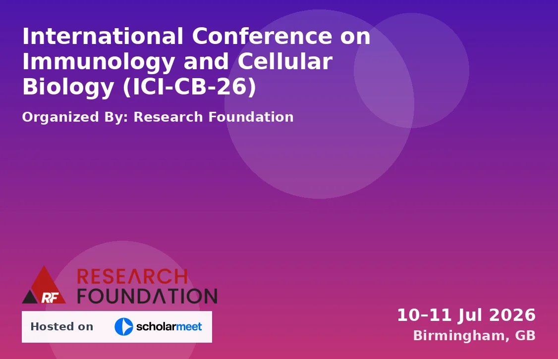 International Conference on Immunology and Cellular Biology (ICI-CB-26)