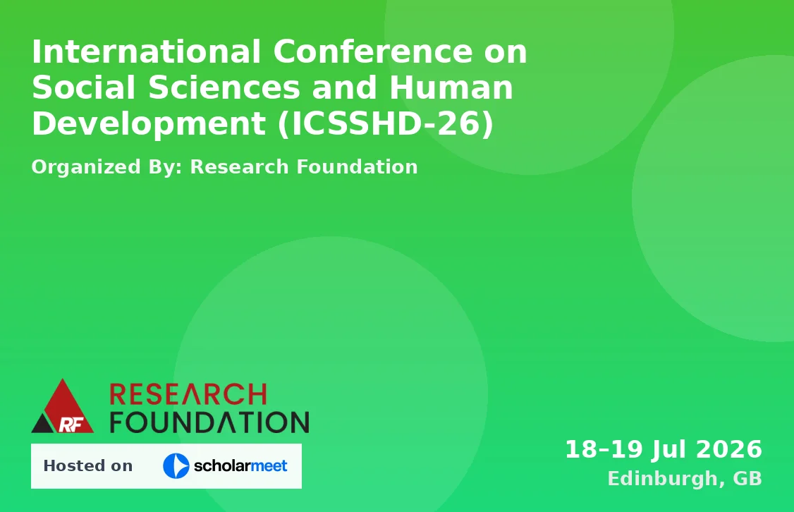 International Conference on Social Sciences and Human Development (ICSSHD-26)