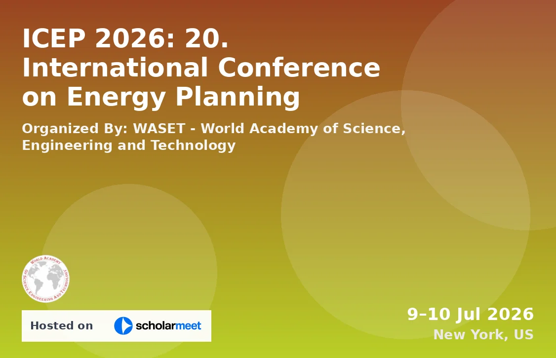 ICEP 2026: 20. International Conference on Energy Planning