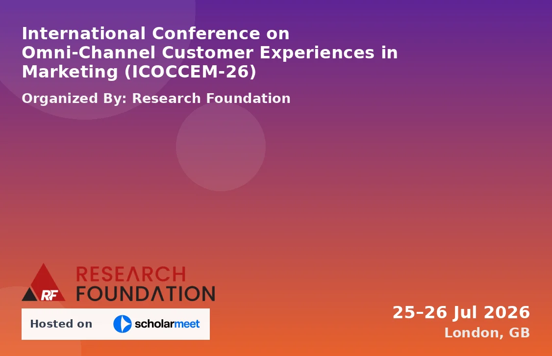 International Conference on Omni-Channel Customer Experiences in Marketing (ICOCCEM-26)