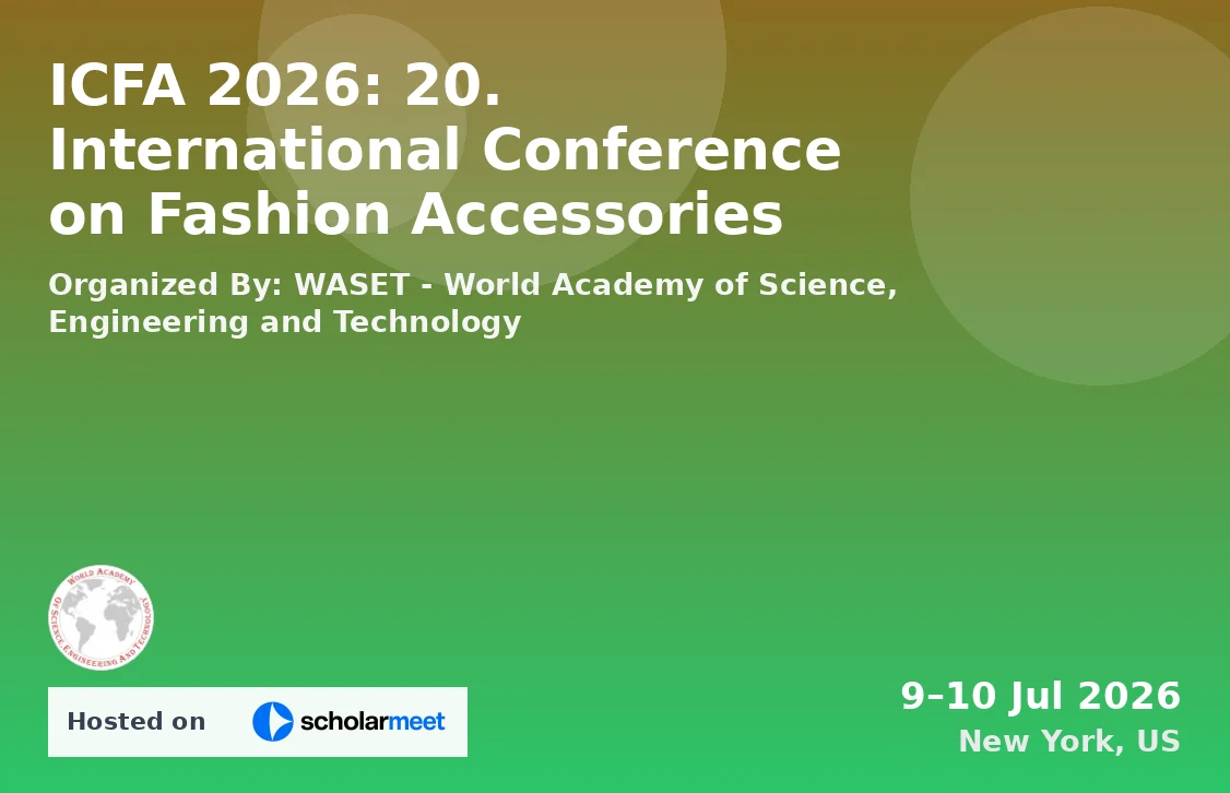 ICFA 2026: 20. International Conference on Fashion Accessories