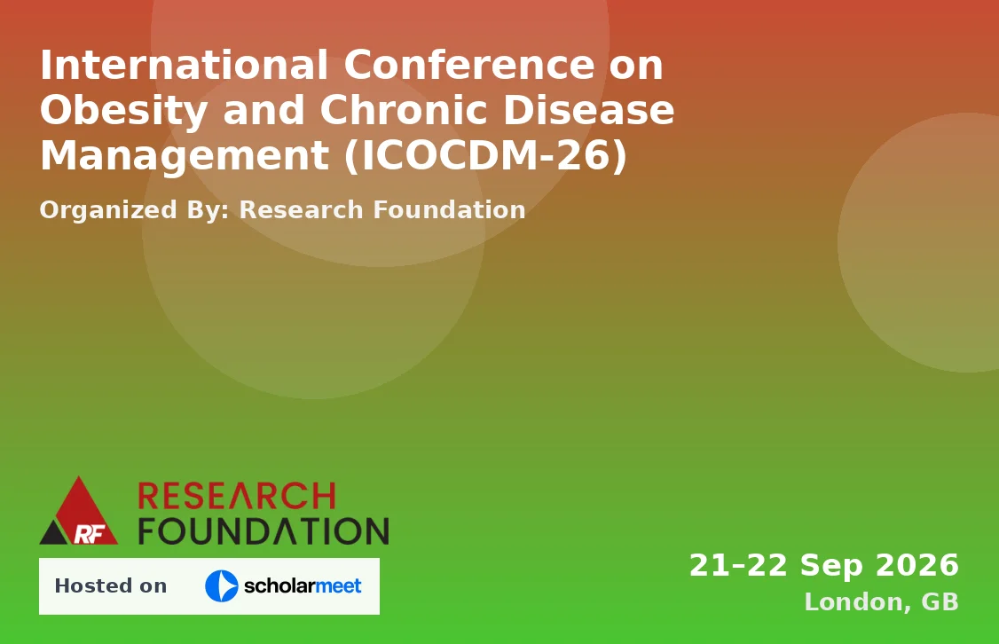 International Conference on Obesity and Chronic Disease Management (ICOCDM-26)