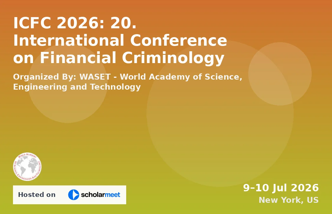 ICFC 2026: 20. International Conference on Financial Criminology