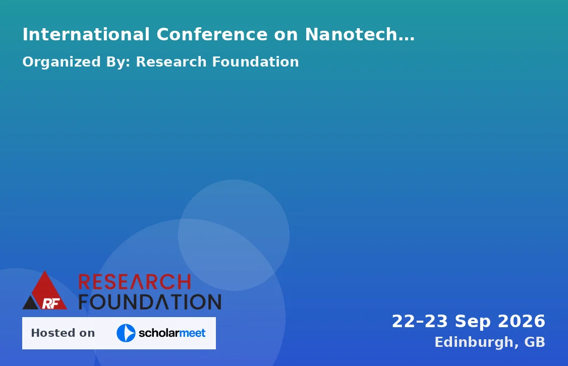 International Conference on Nanotechnology in Renewable Energy Technologies and Electrical Engineering (ICNRETE-26)