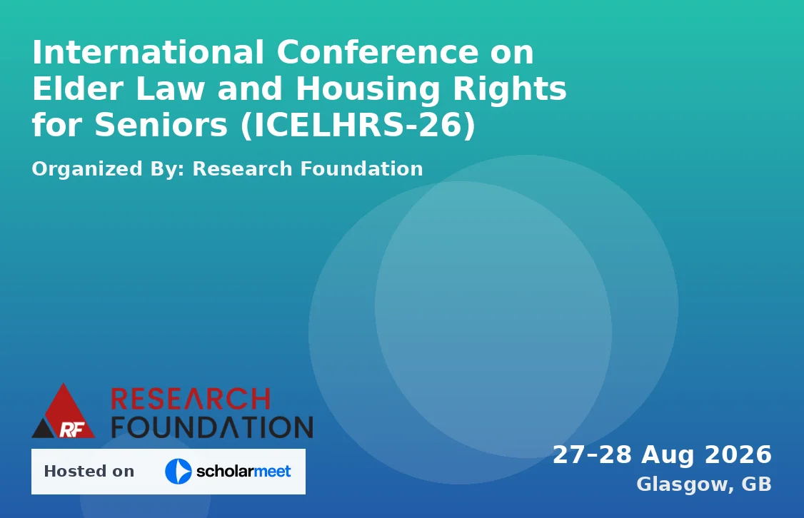International Conference on Elder Law and Housing Rights for Seniors (ICELHRS-26)