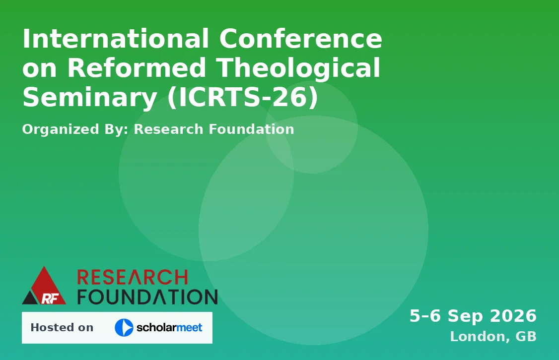International Conference on Reformed Theological Seminary (ICRTS-26)
