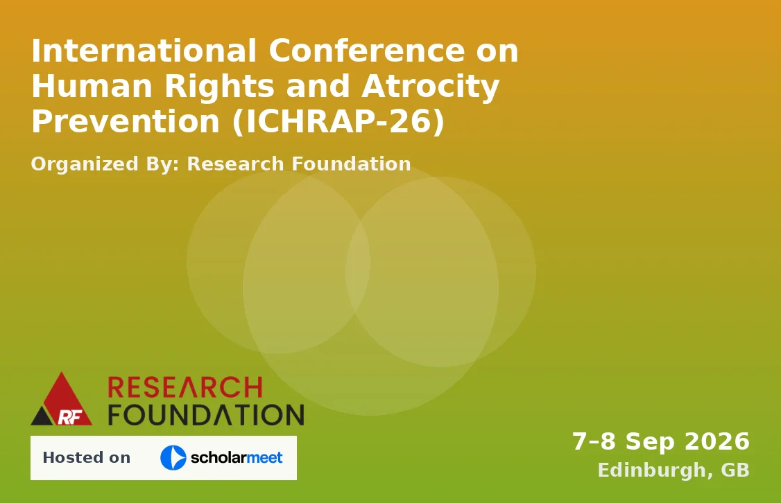 International Conference on Human Rights and Atrocity Prevention (ICHRAP-26)
