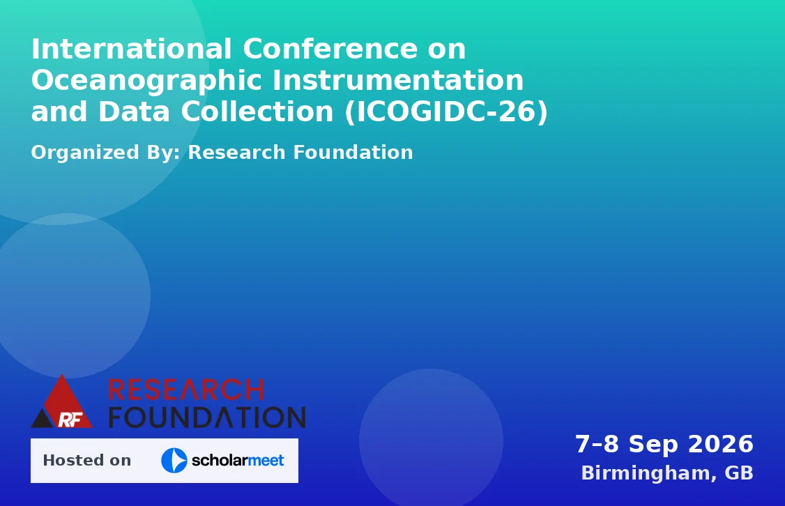 International Conference on Oceanographic Instrumentation and Data Collection (ICOGIDC-26)