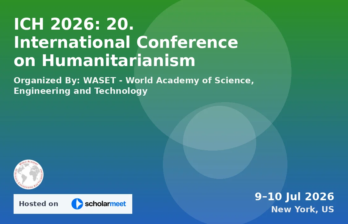 ICH 2026: 20. International Conference on Humanitarianism