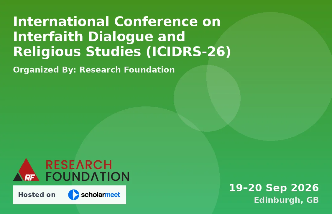 International Conference on Interfaith Dialogue and Religious Studies (ICIDRS-26)