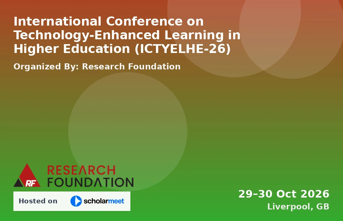 International Conference on Technology-Enhanced Learning in Higher Education (ICTYELHE-26)