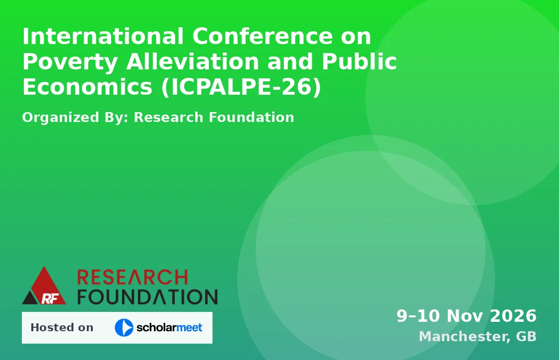 International Conference on Poverty Alleviation and Public Economics (ICPALPE-26)