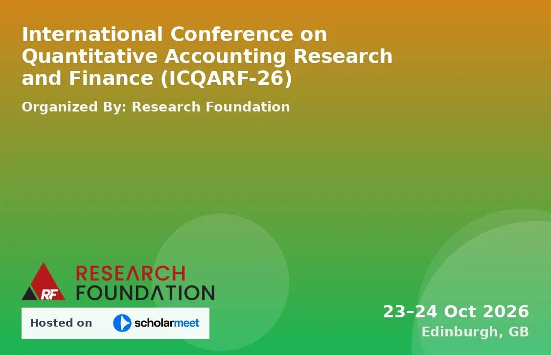 International Conference on Quantitative Accounting Research and Finance (ICQARF-26)