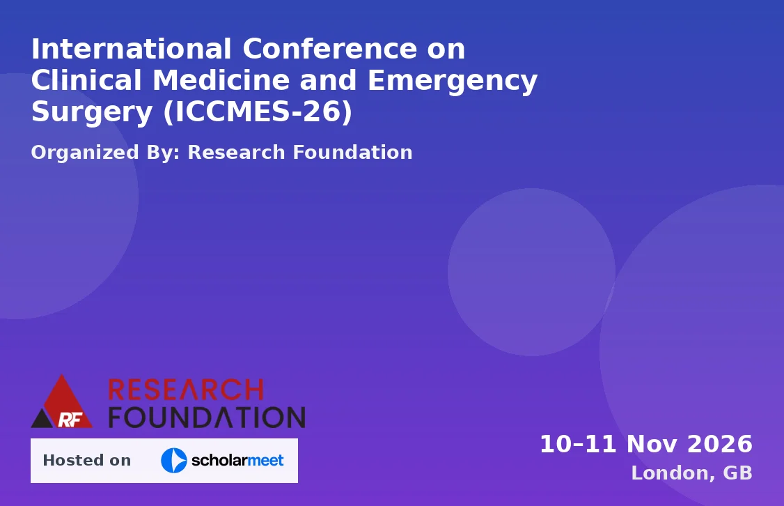 International Conference on Clinical Medicine and Emergency Surgery (ICCMES-26)