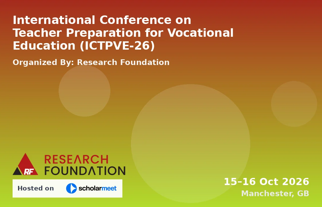 International Conference on Teacher Preparation for Vocational Education (ICTPVE-26)
