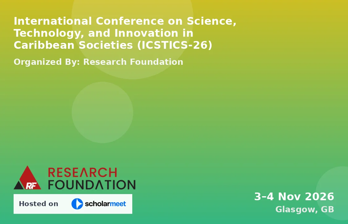 International Conference on Science, Technology, and Innovation in Caribbean Societies (ICSTICS-26)