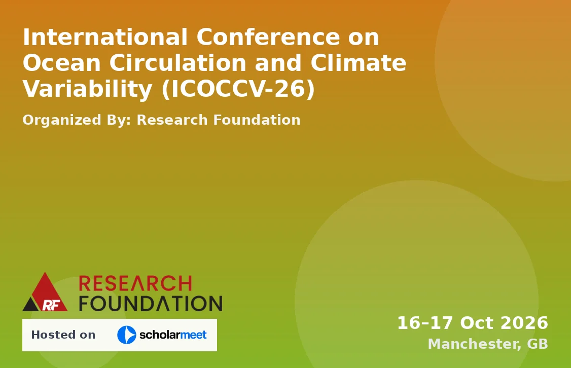 International Conference on Ocean Circulation and Climate Variability (ICOCCV-26)