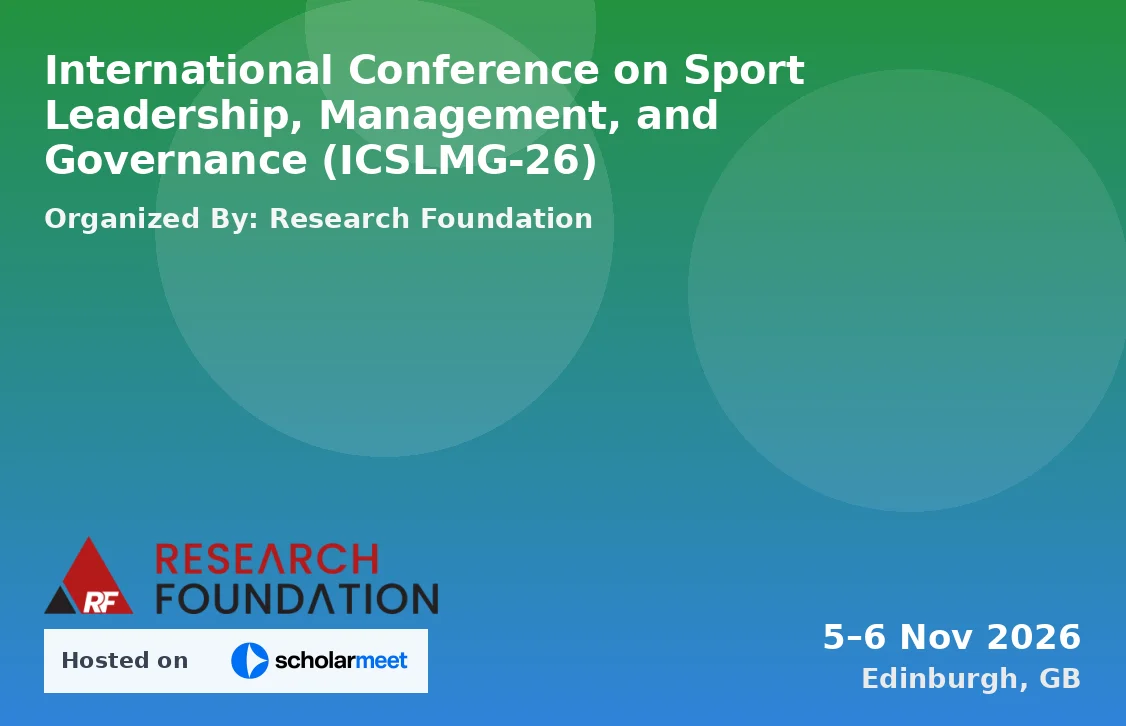 International Conference on Sport Leadership, Management, and Governance (ICSLMG-26)