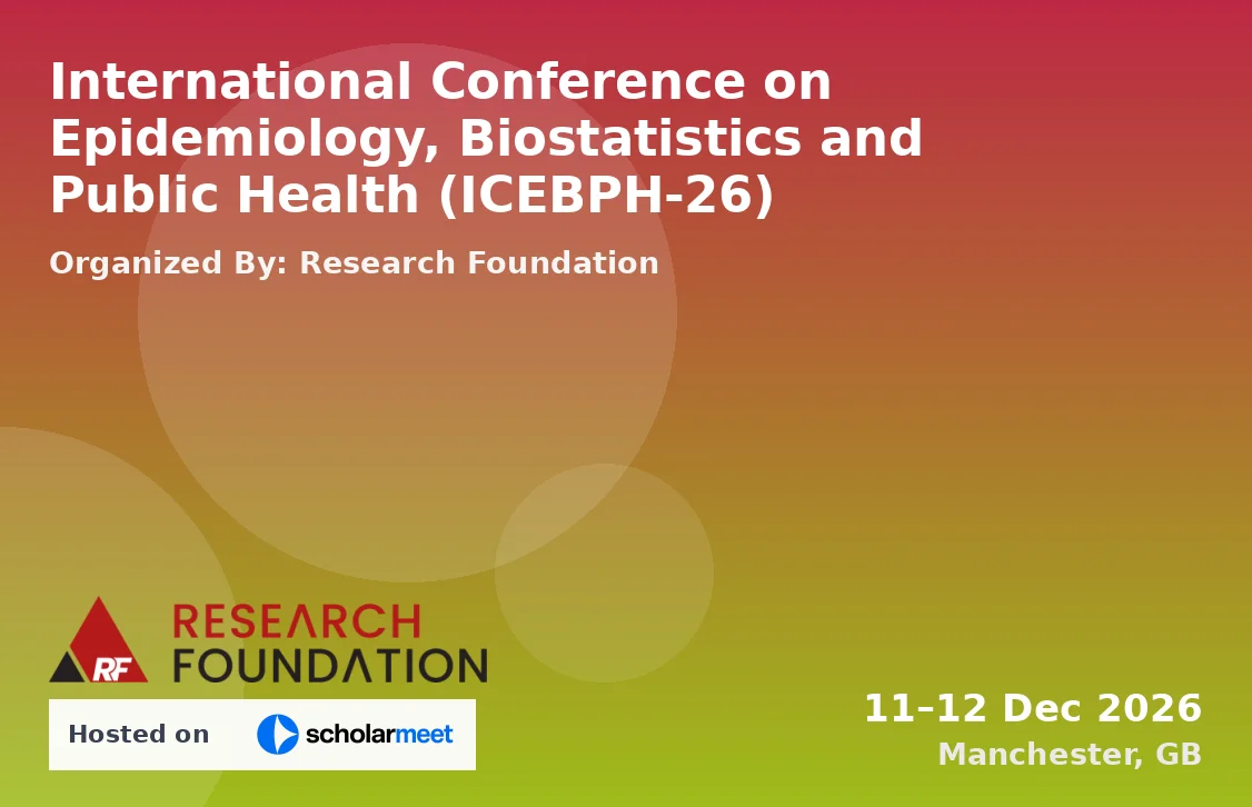 International Conference on Epidemiology, Biostatistics and Public Health (ICEBPH-26)