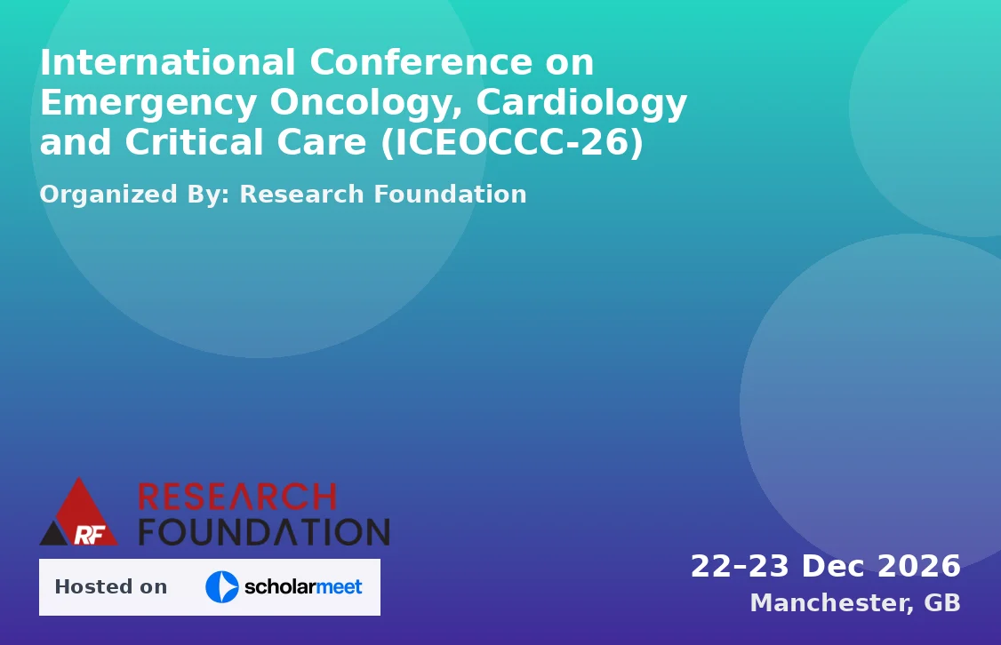 International Conference on Emergency Oncology, Cardiology and Critical Care (ICEOCCC-26)