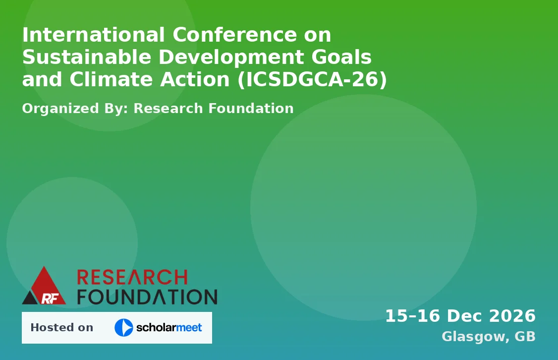 International Conference on Sustainable Development Goals and Climate Action (ICSDGCA-26)
