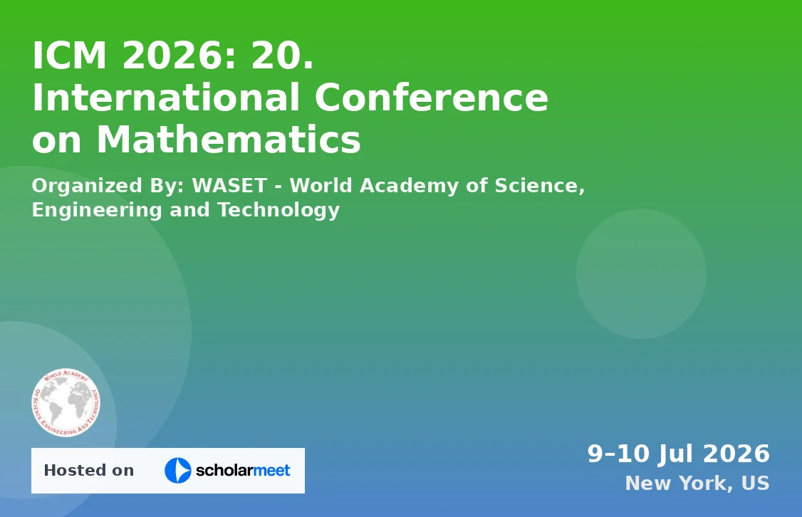 ICM 2026: 20. International Conference on Mathematics