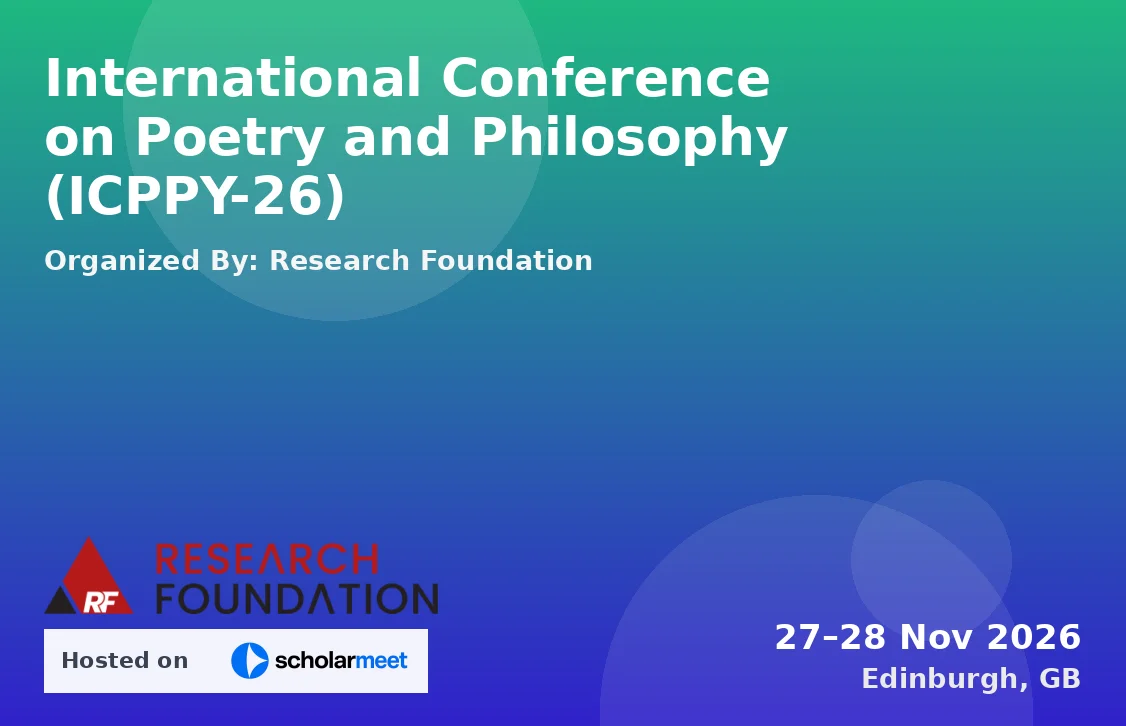 International Conference on Poetry and Philosophy (ICPPY-26)