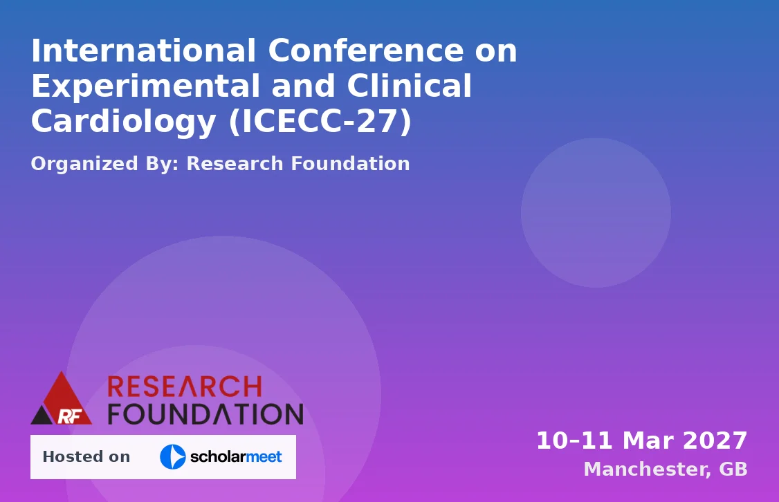 International Conference on Experimental and Clinical Cardiology (ICECC-27)