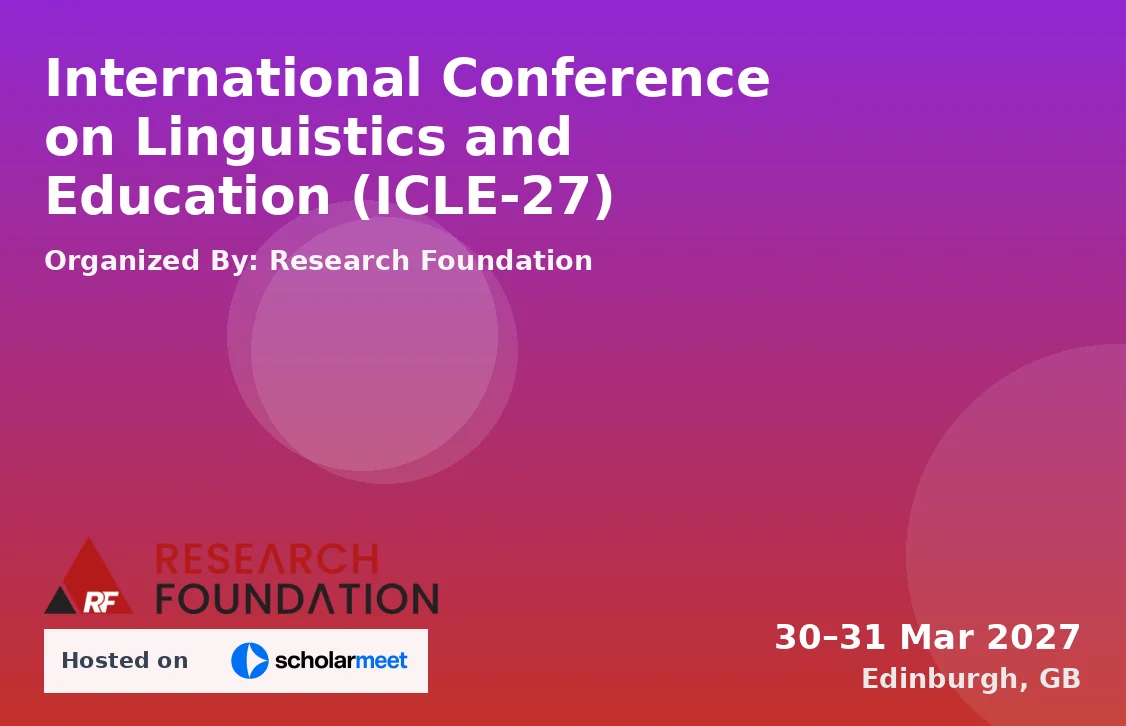 International Conference on Linguistics and Education (ICLE-27)