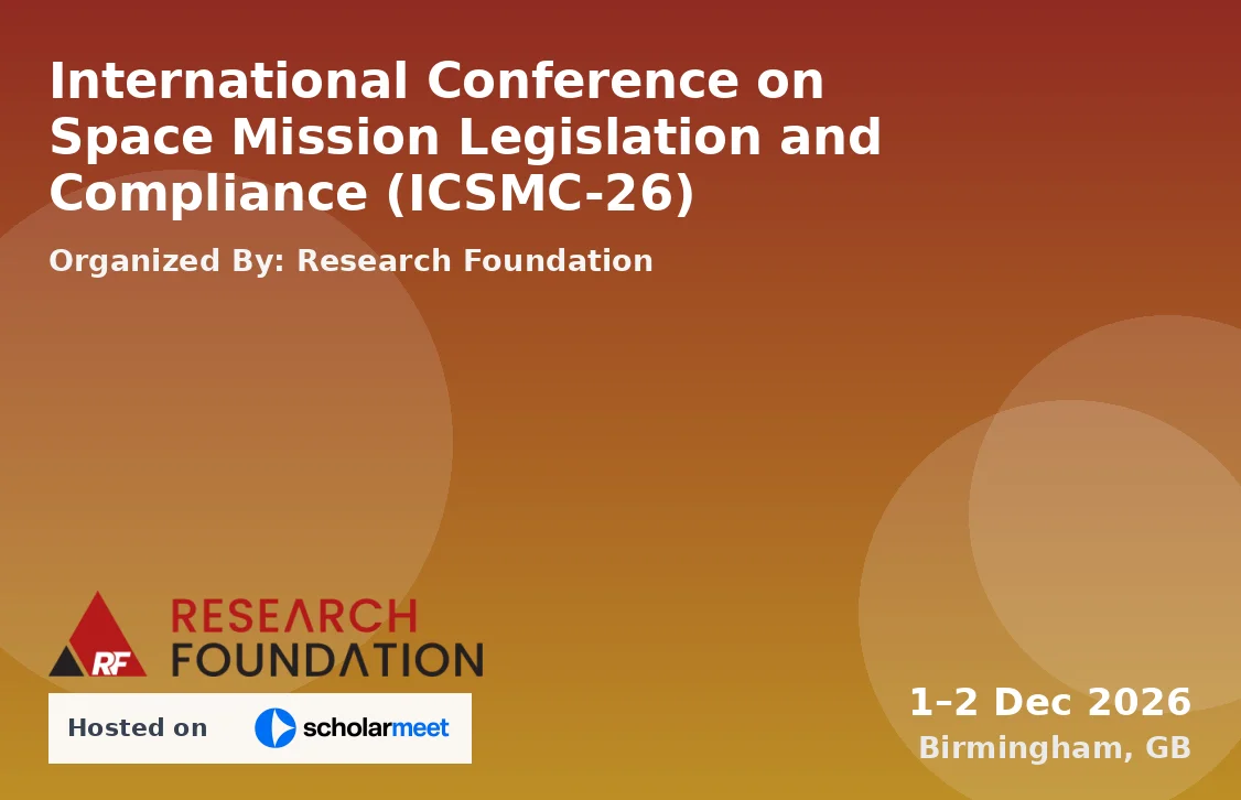 International Conference on Space Mission Legislation and Compliance (ICSMC-26)