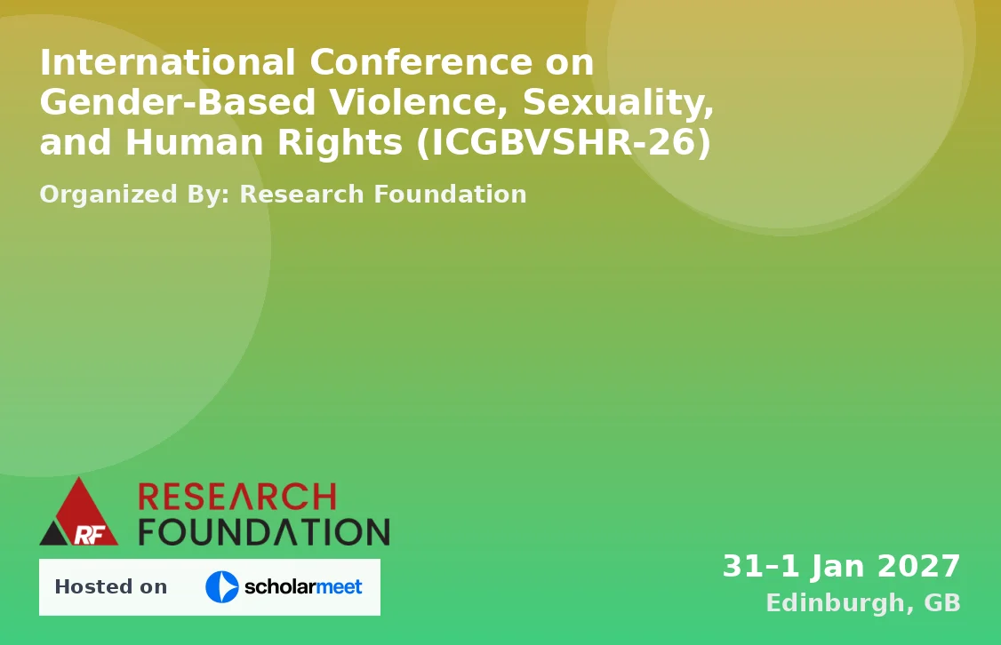 International Conference on Gender-Based Violence, Sexuality, and Human Rights (ICGBVSHR-26)