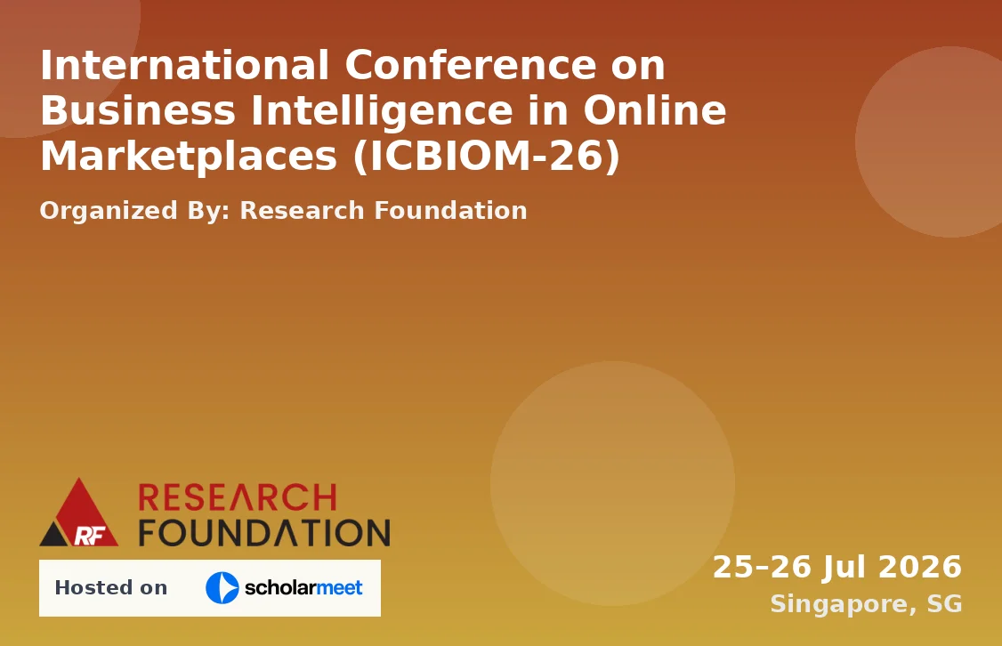 International Conference on Business Intelligence in Online Marketplaces (ICBIOM-26)