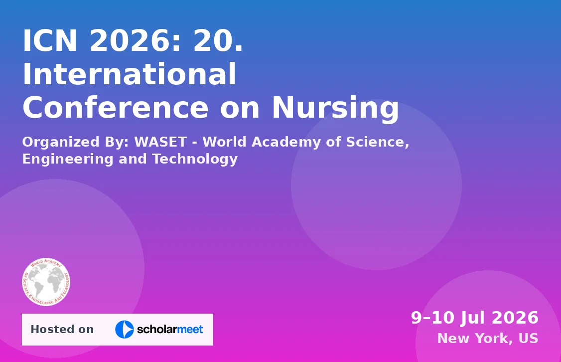 ICN 2026: 20. International Conference on Nursing