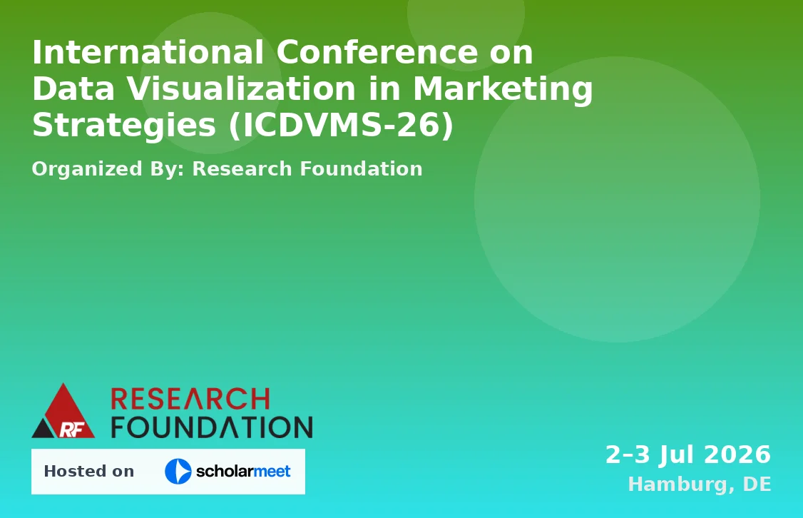 International Conference on Data Visualization in Marketing Strategies (ICDVMS-26)